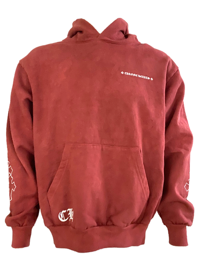 Chrome Hearts x Drake Certified Chrome Hoodie "Washed Red"