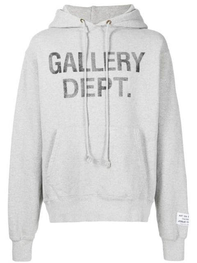 Gallery Dept Centered Logo Hoodie "Grey"